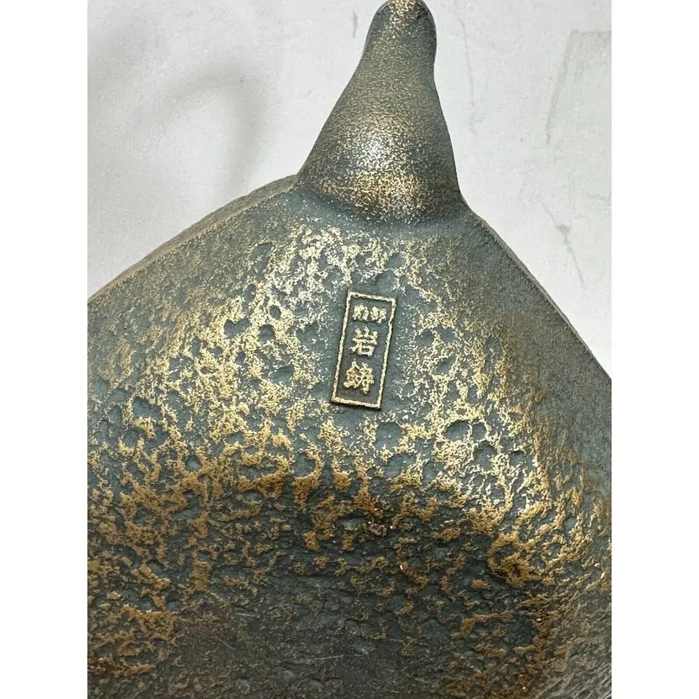 Japanese Rock Casting Iron Tea Pot‎ Kettle With Infuser Gorgeous Teapot Japan